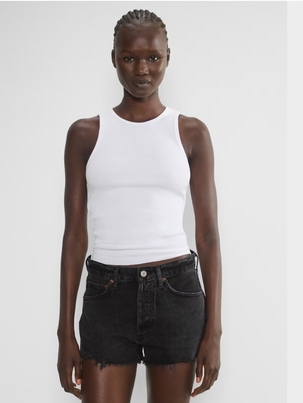PRICE FIRM 🍓 NWT Aritzia Agolde Parker Cut Off Black Jeans